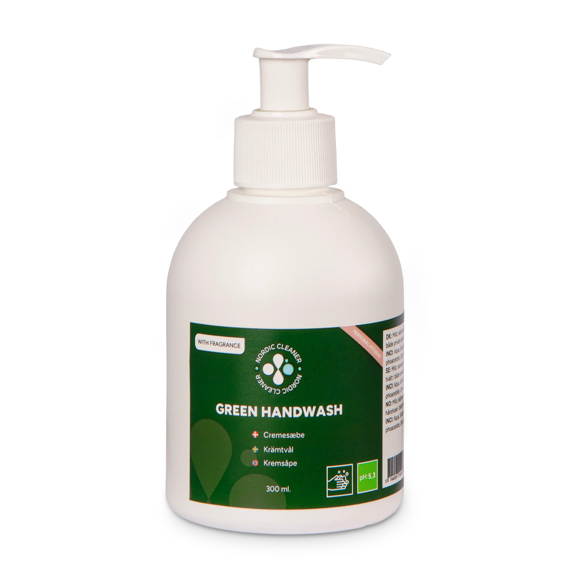 Green Handwash - Cremesæbe 12x300 ml